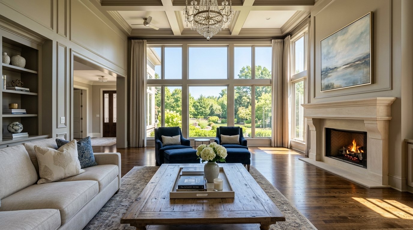 Luxury Living Room Cleaning